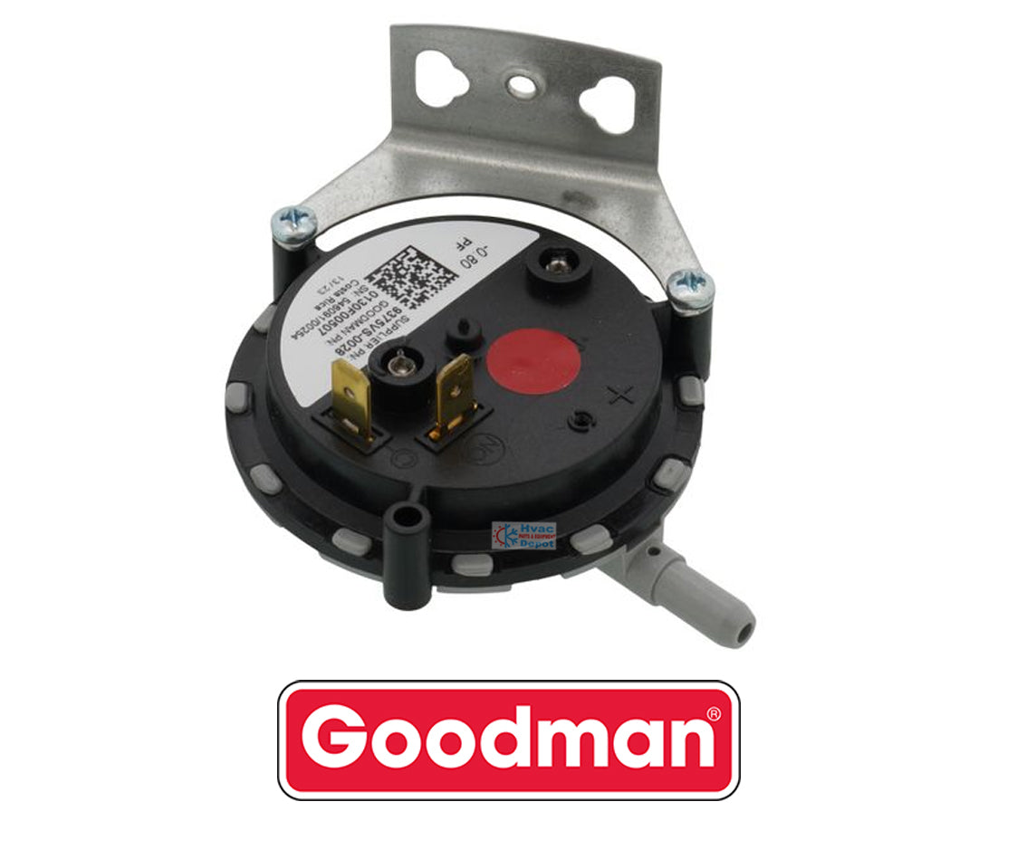 Goodman-Amana Pressure Switch (0.80" WC), 0130F00507S