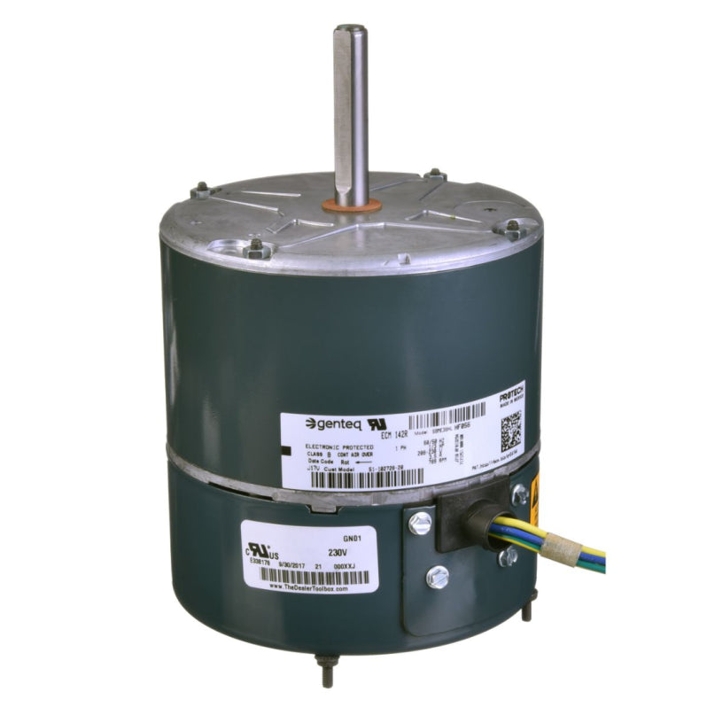 PROTECH 51-102728-20 Genuine OEM Condenser ECM Outdoor Fan Motor 1/3 HP 208-230V