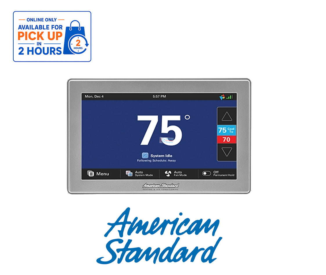 American Standard AccuLink AZON1050AC52ZC Platinum 1050 Smart Thermostat – 5 Heat / 2 Cool, Wi-Fi, Z-Wave & Dehumidification Control