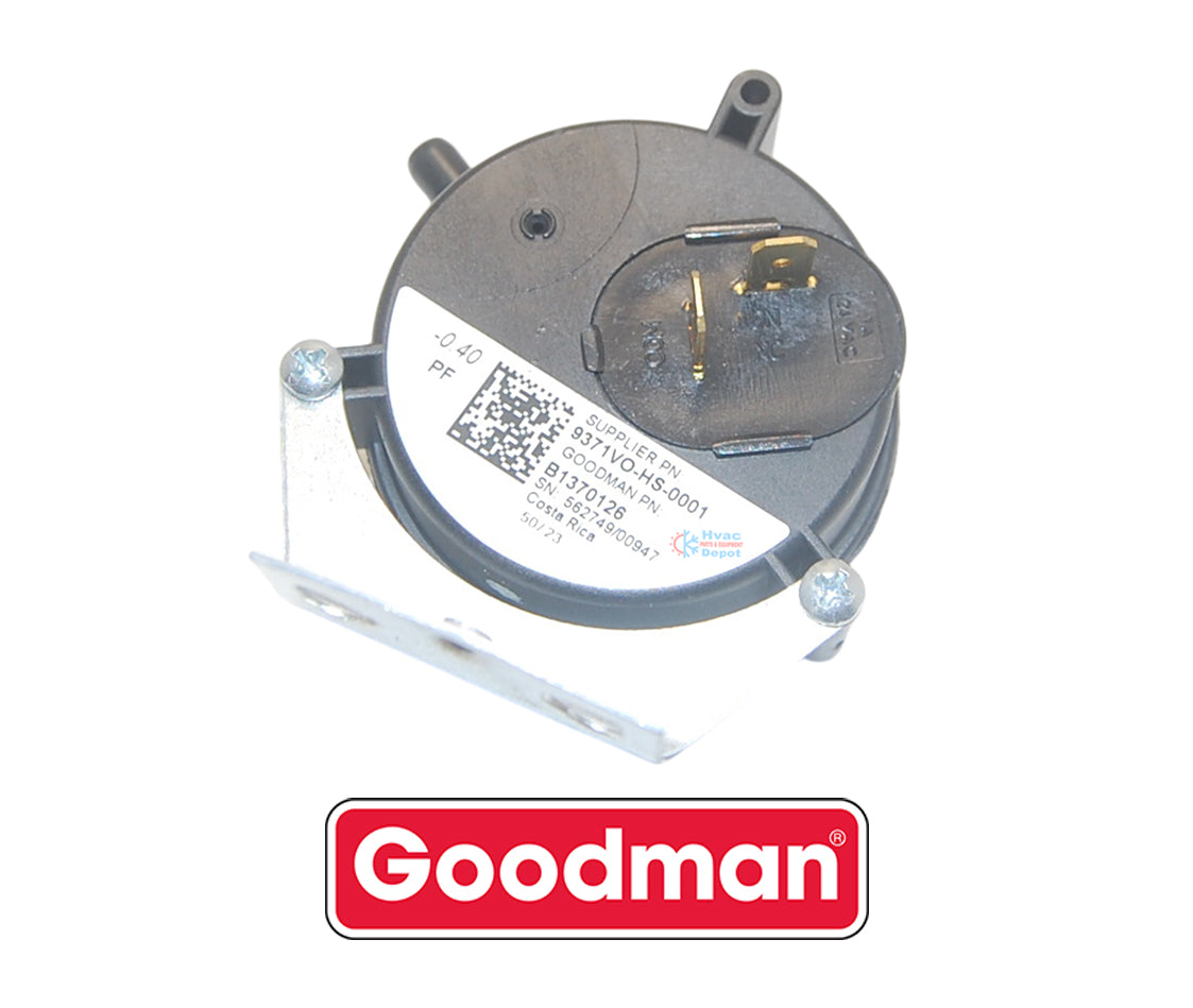 Goodman-Amana Pressure Switch (-0.40" WC), B1370126