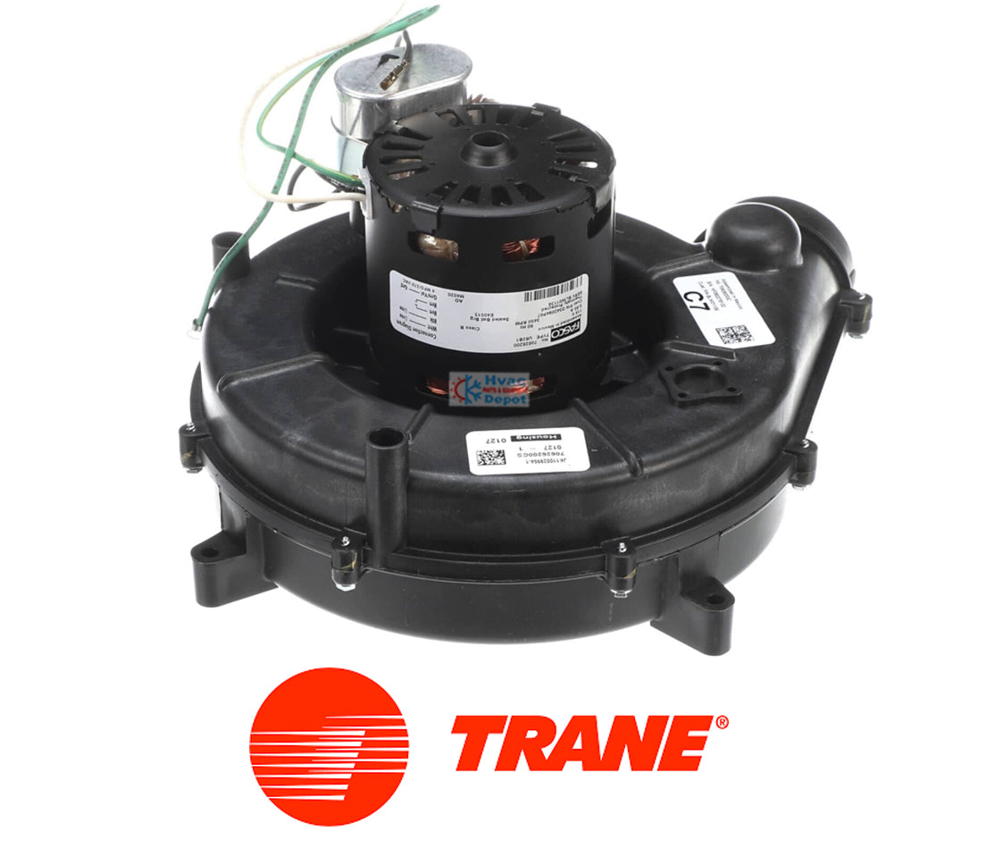 Trane BLW01139 1-Stage Draft Inducer Motor Assembly – Genuine OEM (115V, 3450 RPM)