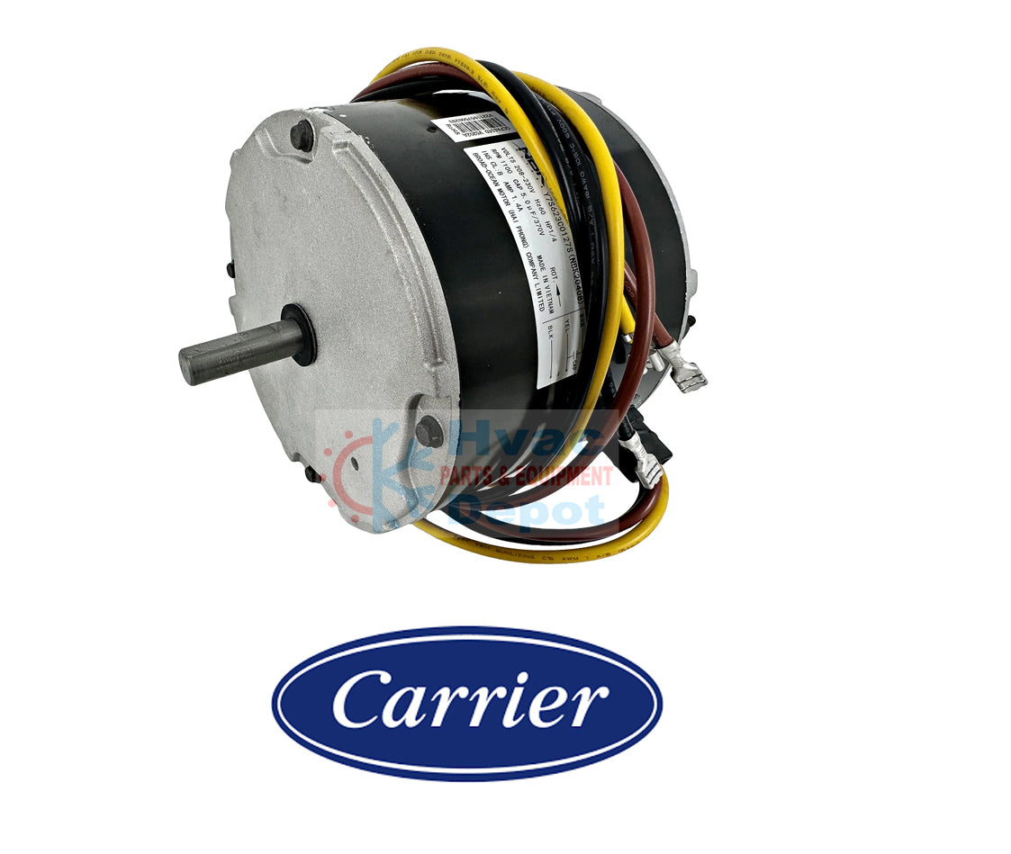 Carrier HB39GQ232 Condenser Fan Motor | 1/4 HP | 825 RPM | 208-230V