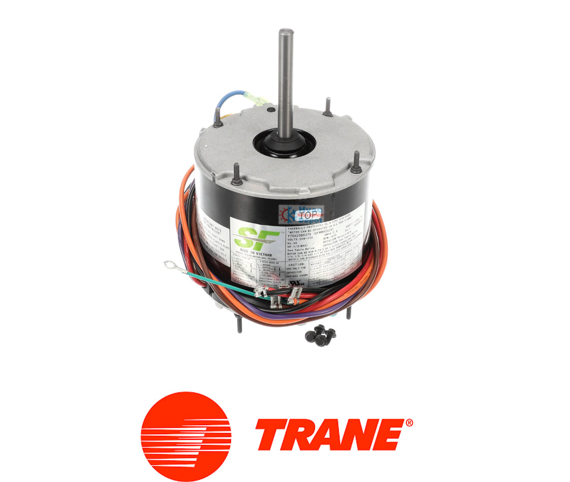Trane SFMC251SP2V Condenser Fan Motor | 1/4 HP 208-230V 1075 RPM