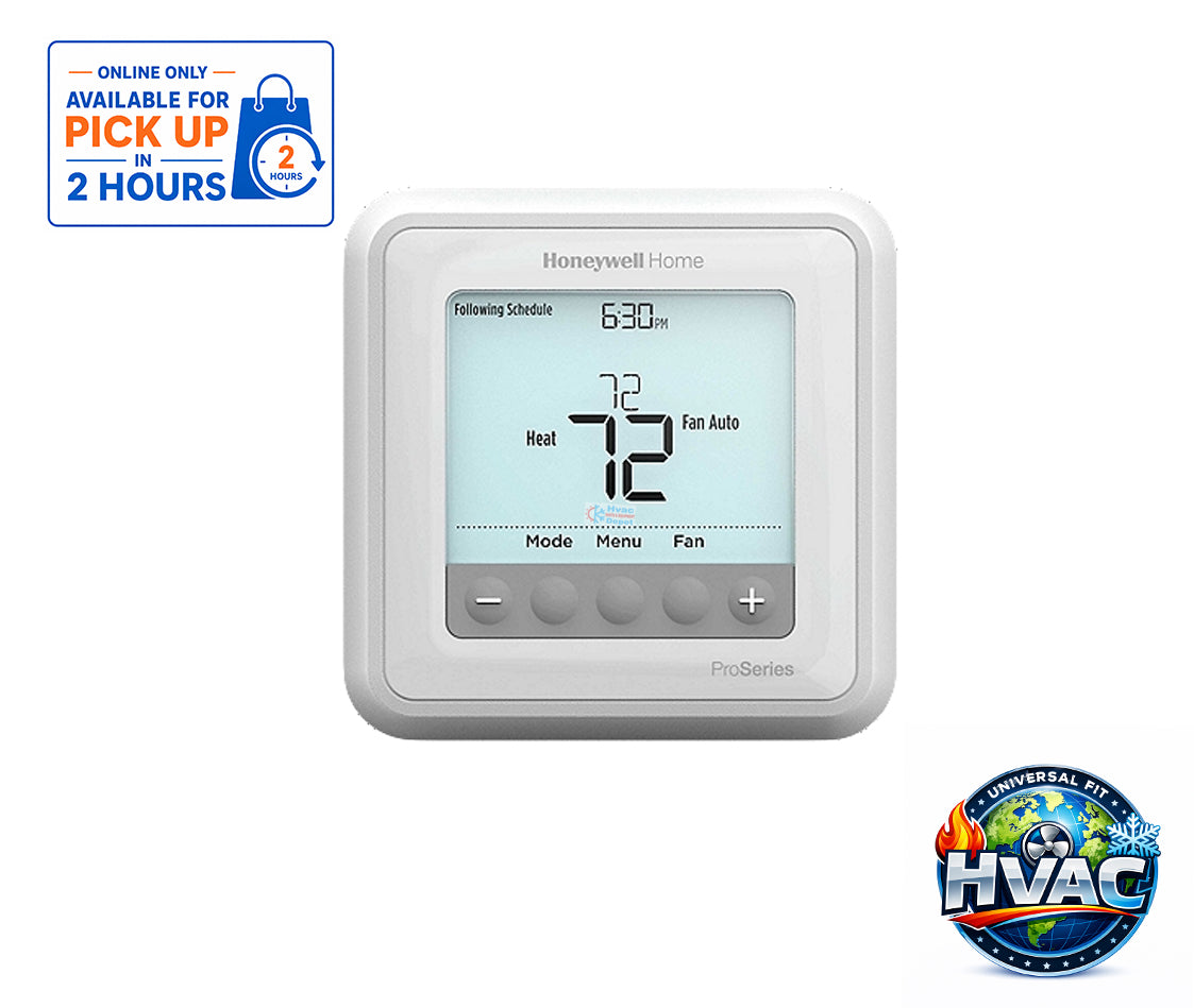 Honeywell Home T6 Pro TH6220U2000 Programmable Thermostat – 2 Heat / 1 Cool, 24V, Auto/Manual Changeover, Heating & Cooling Control
