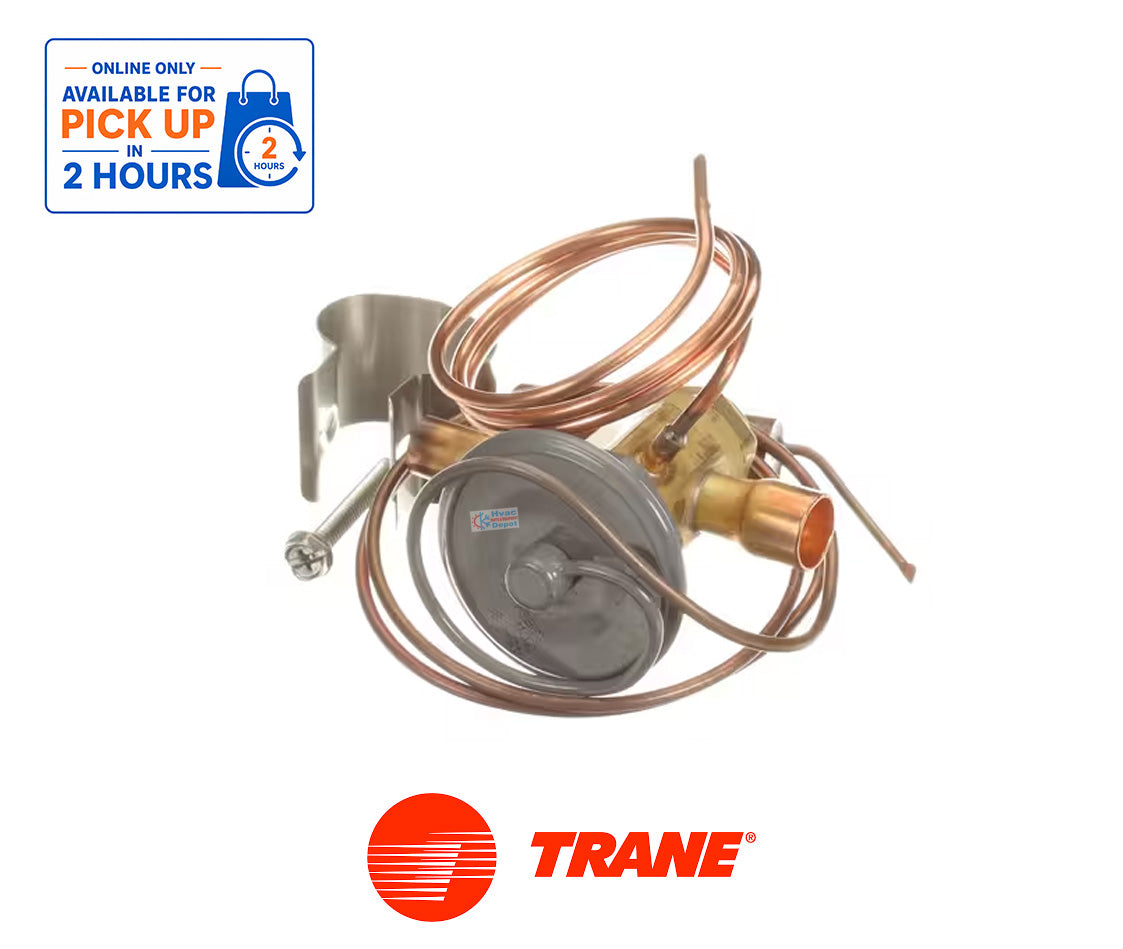 Trane / American Standard VAL08721 OEM Thermostatic Expansion Valve (TXV) – 2 Ton, 3/8" Female Sweat/Brazed Inlet, Permanent Strainer