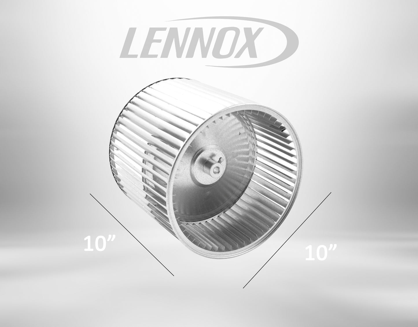 Lennox LB-29333BDB, Direct Drive Furnace Blower Wheel, 10 x 10 x 1/2 Inch
