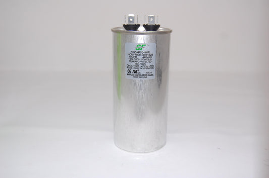 Capacitor; 70MFD 370/440V Round Run Capacitor