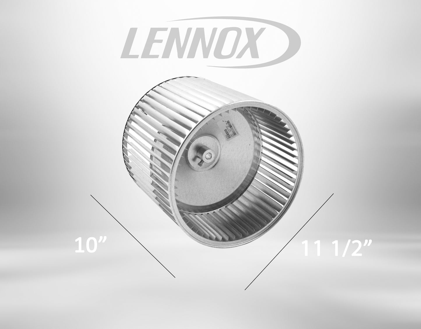 Lennox 38M0201, Direct Drive Blower Wheel, 11-1/2 x 10 x 1/2 Inch