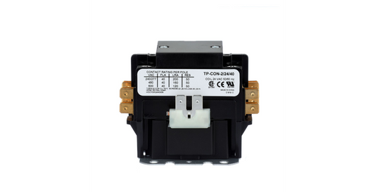 TRADEPRO P/N TP-CON-2/24/40-A Genuine OEM Definite Purpose Contactor (2-Pole, 24V, 40A)