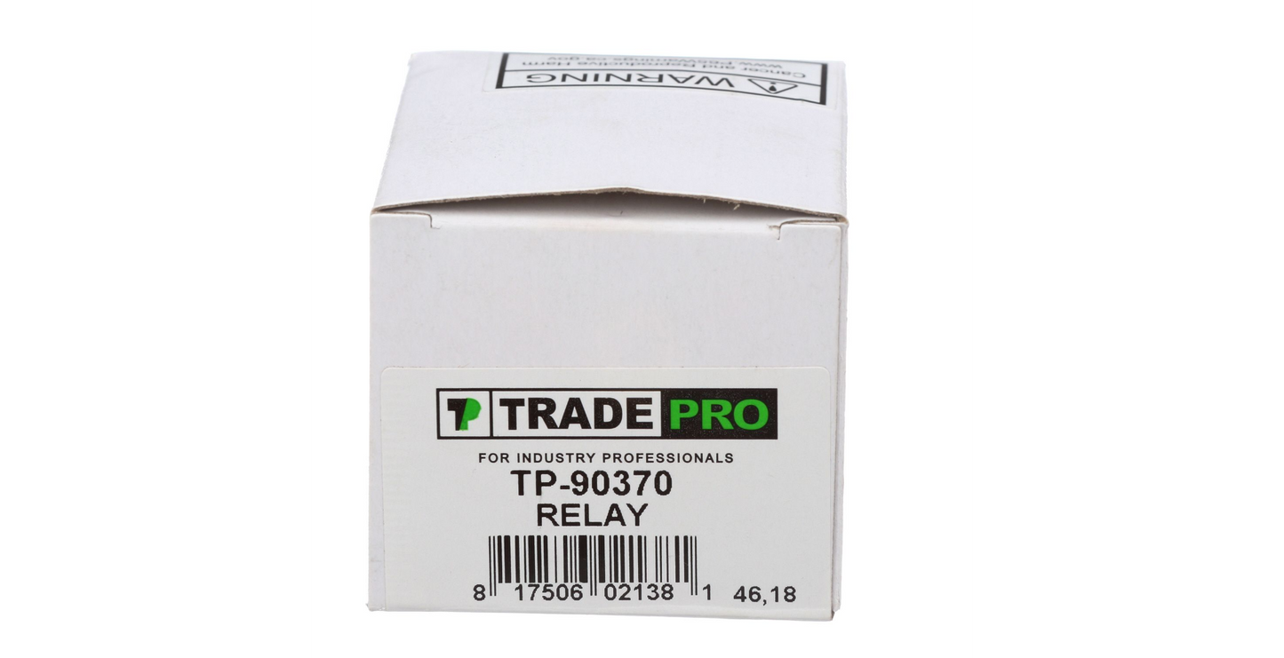 TRADEPRO TP-90370 – Heavy-Duty SPDT Fan Relay (24 VAC)