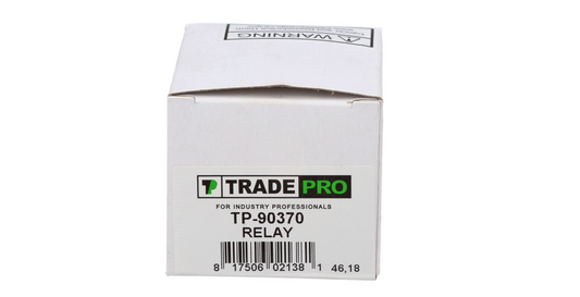 TRADEPRO TP-90370 – Heavy-Duty SPDT Fan Relay (24 VAC)