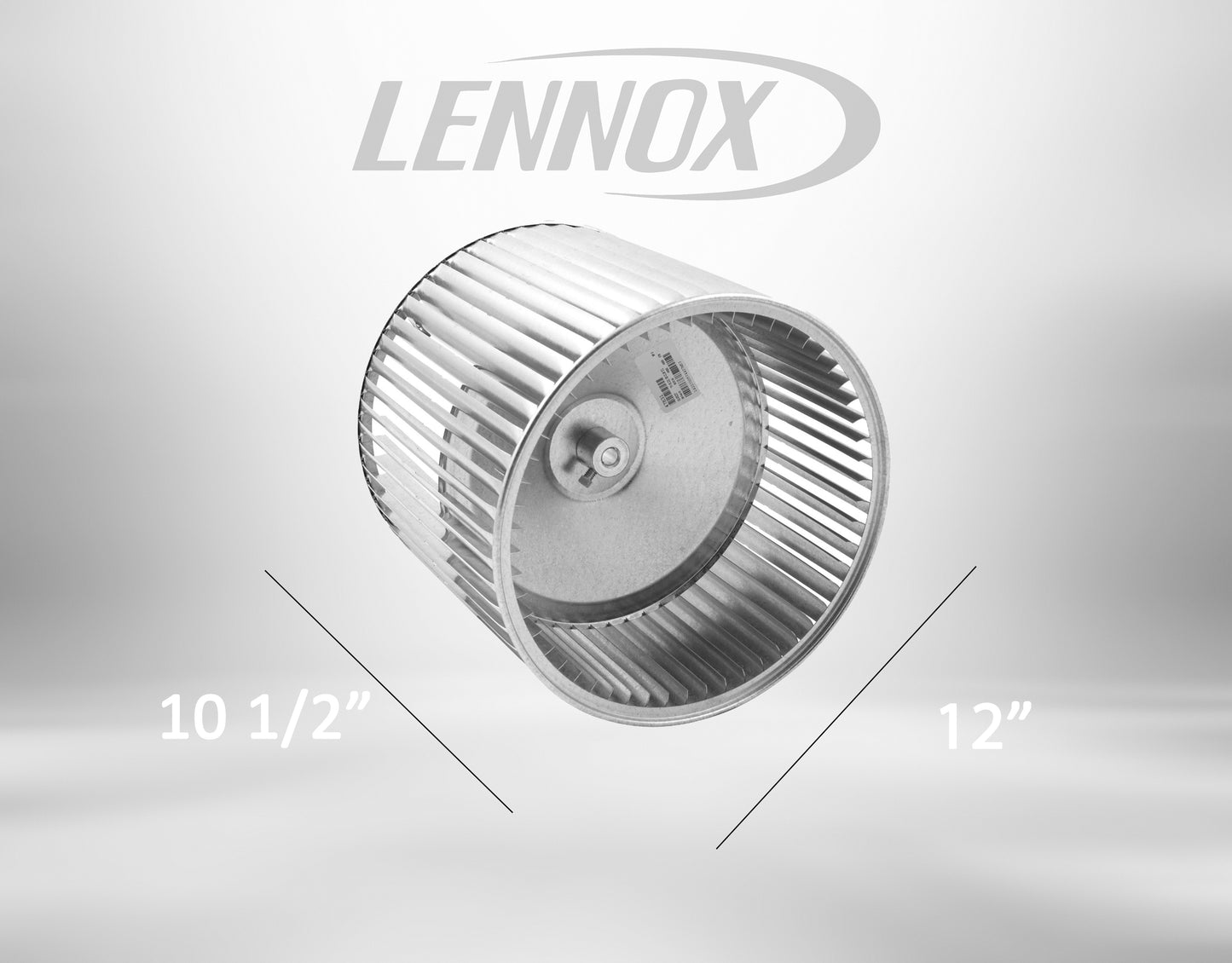 Lennox R02592A024, Direct Drive Blower Wheel, 12 x 10-1/2 x 1/2 Inch