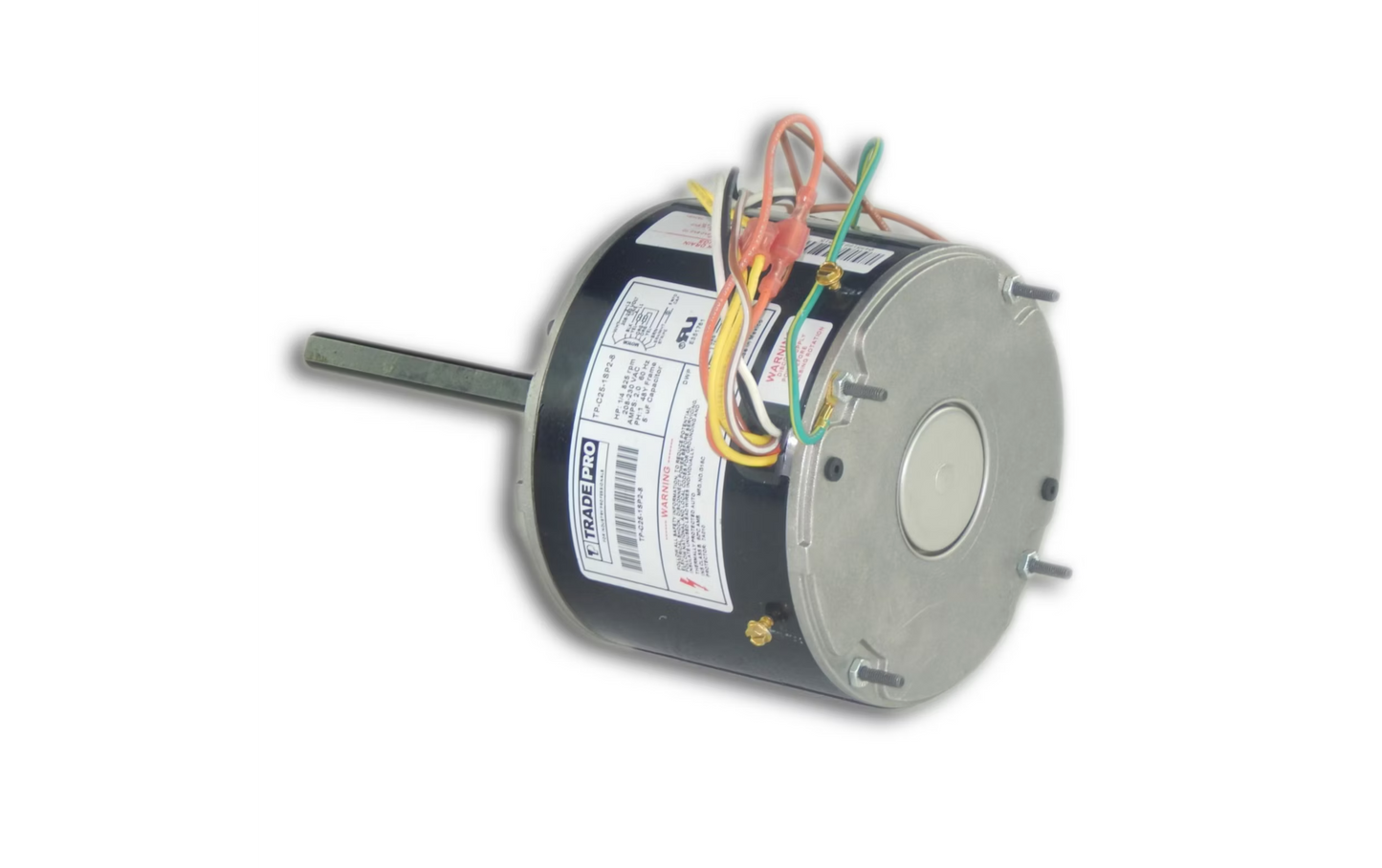 TRADEPRO® TP-C25-1SP25-1SP Condenser Fan Motor – PSC 1/4 HP 208-230V 825 RPM 1-Speed