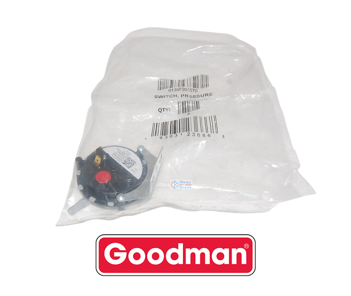 Goodman-Amana Pressure Switch (0.80" WC), 0130F00507S