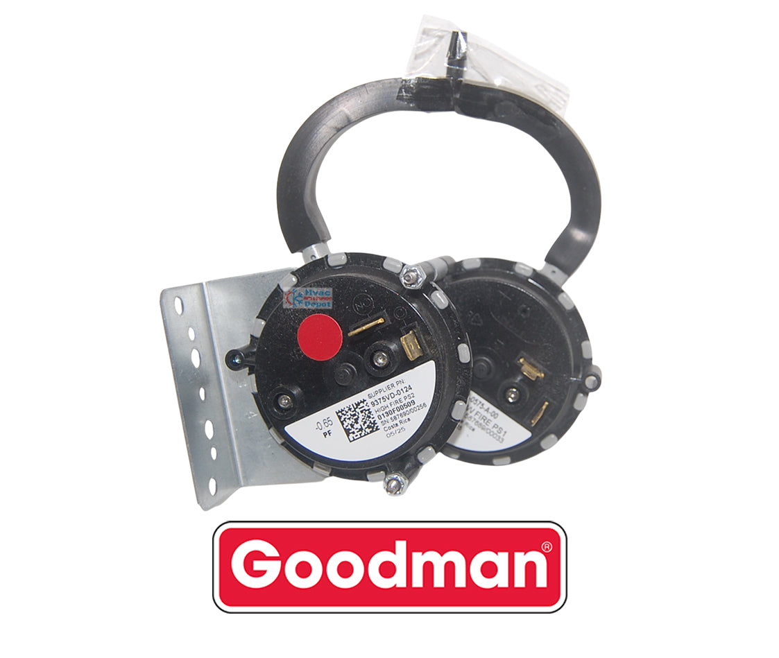 Goodman | 0130F00509 | Dual Air Pressure Switch | -0.10" / -0.45" PF