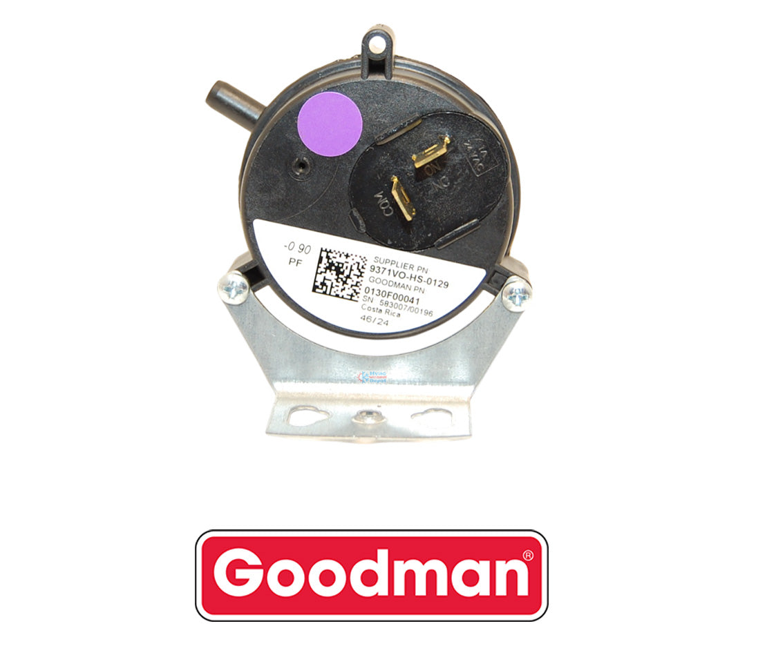 Goodman 0130F00041 OEM Furnace Pressure Switch | -0.90" WC