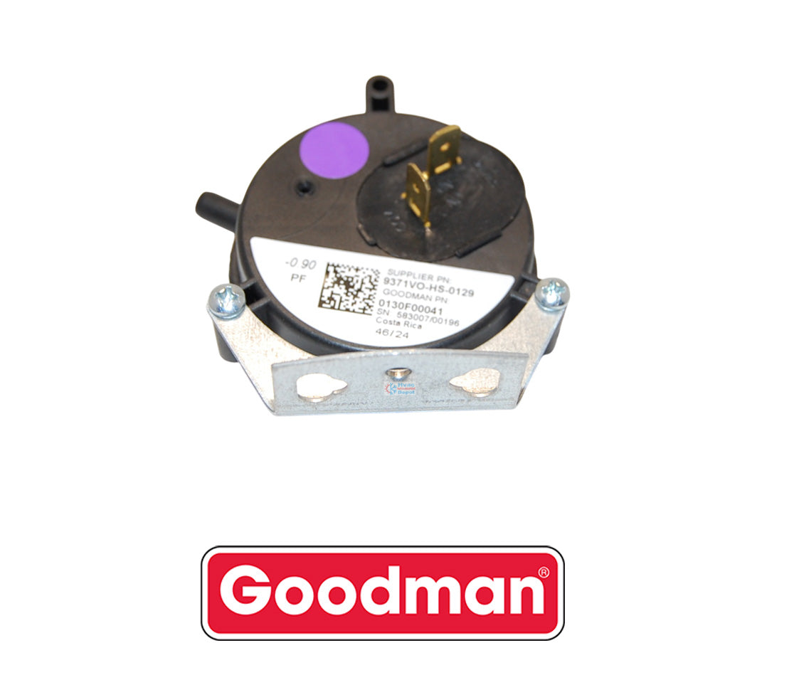 Goodman 0130F00041 OEM Furnace Pressure Switch | -0.90" WC