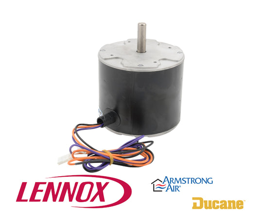 Lennox 47W86 Condenser Fan Motor - 1/10 HP 1075 RPM 208-230V 1PH 100483-23 OEM Replacement