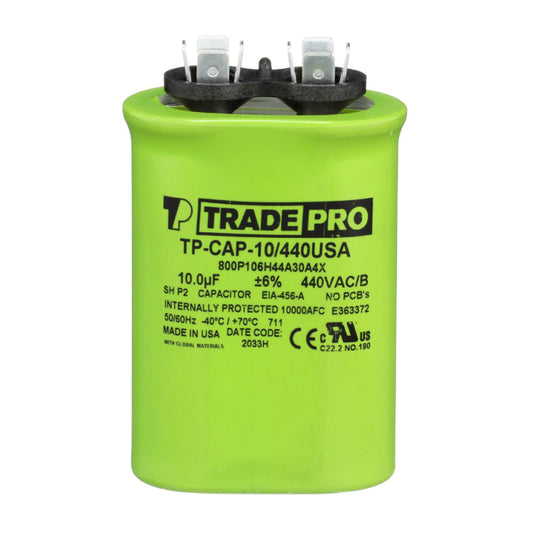 Oval Capacitor, 10/440V