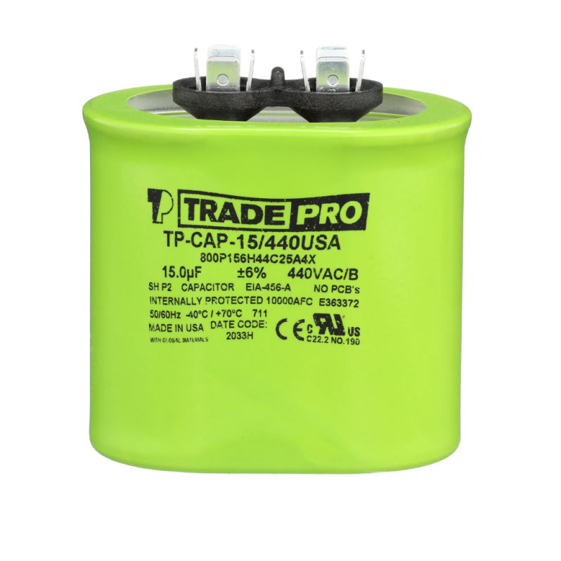 Oval Capacitor, 15/440V