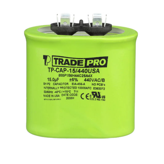 Oval Capacitor, 15/440V