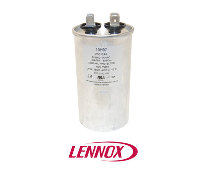 FirstChoice 19H97 Run Capacitor – 35 MFD, 440V, Round Lennox
