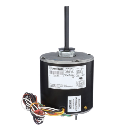 Condenser Motor - 1 Speed, 1075 RPM, 230 Volt, 1/2 Horsepower