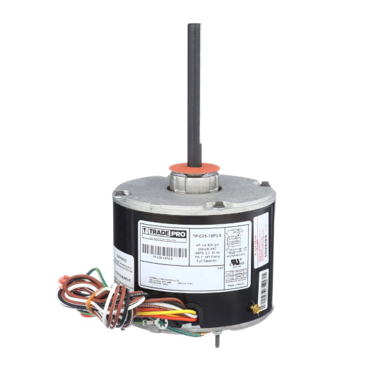Condenser Motor - 1-Speed, 825 RPM, 208/230 Volt, 1/4 Horsepower