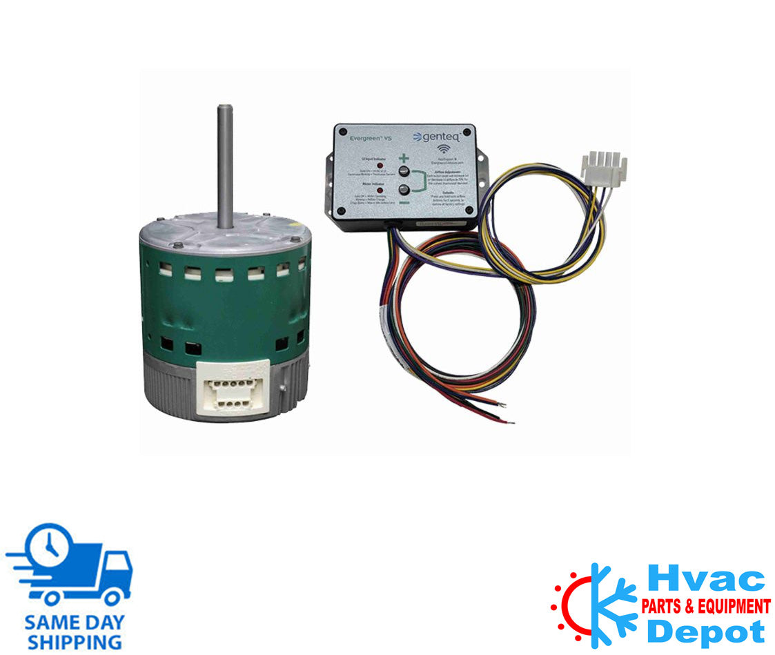 Lennox Regal 6510VUI Genteq EVERGREEN® VS, Variable Speed Blower Motor, 1 HP, 120/240 V, 1050 RPM, Reversible, 48 Frame, Interface