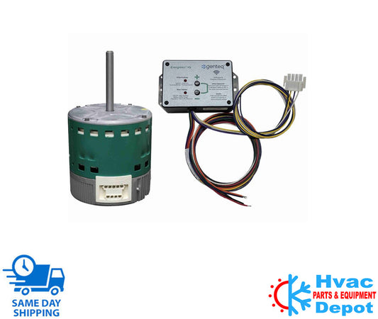 Lennox Regal 6510VUI Genteq EVERGREEN® VS, Variable Speed Blower Motor, 1 HP, 120/240 V, 1050 RPM, Reversible, 48 Frame, Interface