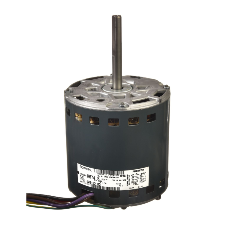 Condenser Motor, 1/3 HP, 460/1/60, 1075 RPM, 1 Speed