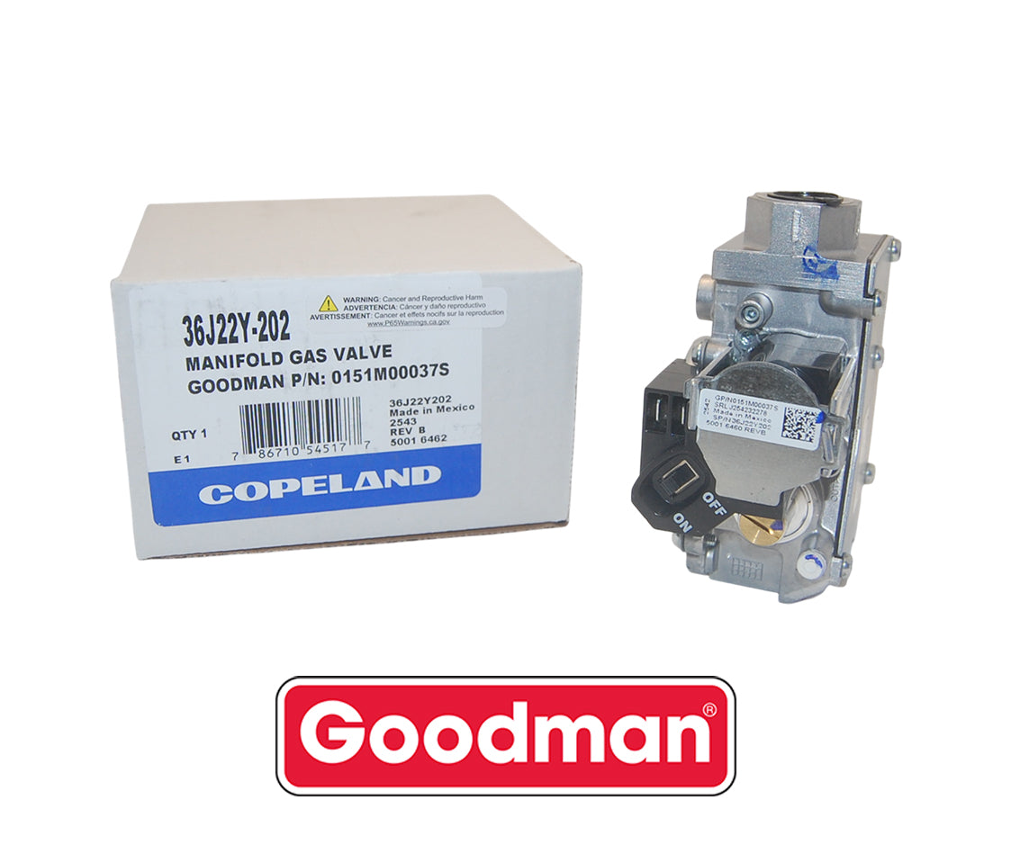 Goodman-Amana Gas Valve Replacement 0151M00037S/0151M00105S