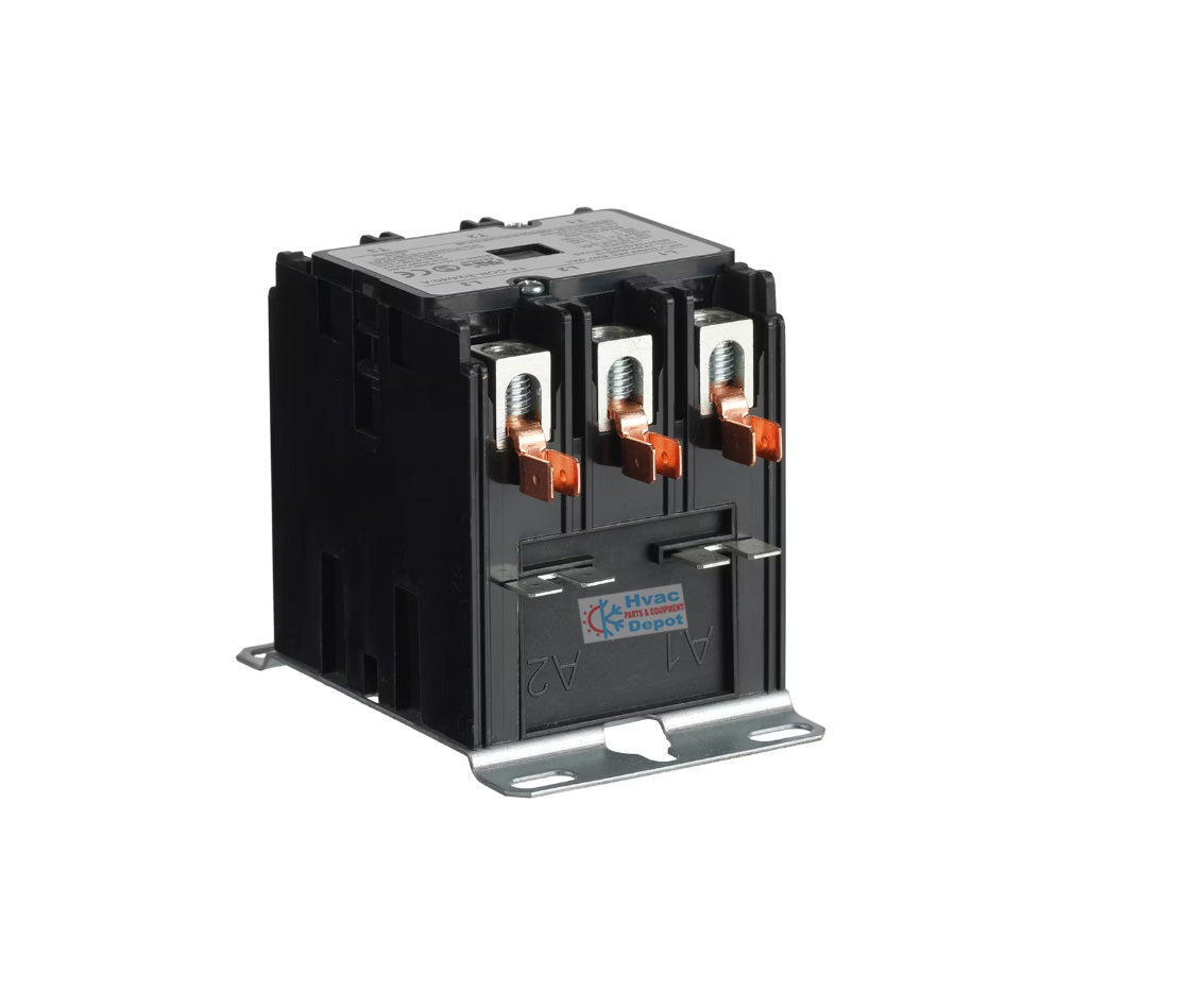 TRADEPRO P/N TP-CON-3/24/40-A – Genuine OEM Definite Purpose Contactor (3-Pole, 24V, 40A)