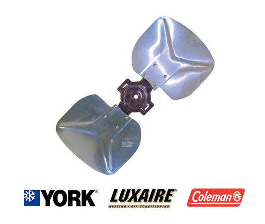 York / Johnson Controls 40308 Condenser Fan Blade with Hub – 18" Diameter, 29° Pitch, 2-Wing, CCW Rotation