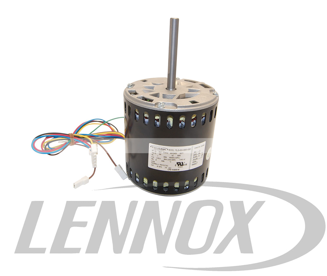 Lennox 104849-06, Blower Motor, 1/2 HP, 240V-1Ph, 825 RPM, 104849-06