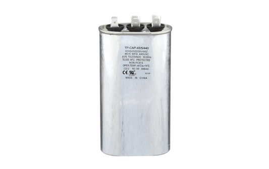 TRADEPRO® TP-CAP-45/5/440R - Dual Run Capacitor Oval, Dual Rated