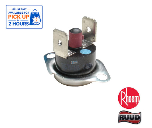 Rheem PROTECH 47-22861-02K OEM Manual Reset Limit Switch – Flanged Airstream Furnace Temperature Safety Control