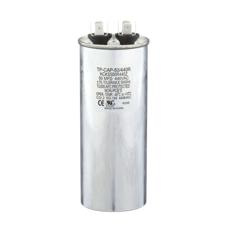 Run Capacitor, 50/440 VAC, Round