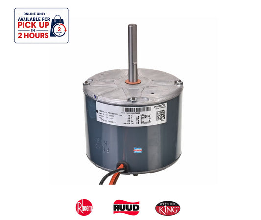 Rheem PROTECH™ 51-100998-31 Condenser Motor – 1/3 HP 460V 1075 RPM Single Speed Genuine OEM Replacement