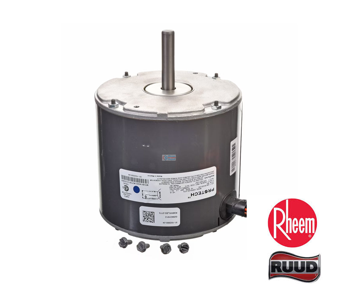 Rheem 51-102008-34 Genuine OEM Condenser Fan Motor 1/5 HP 208-230V 825 RPM