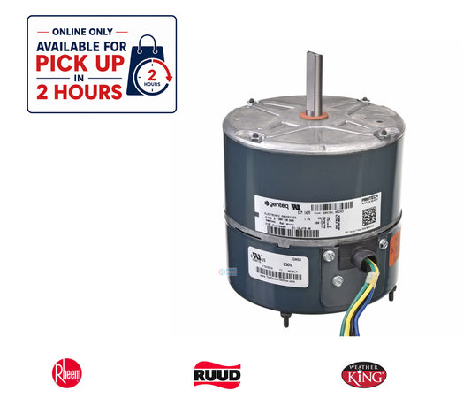 Rheem PROTECH™ 51-102870-08 – Genuine OEM Outdoor Variable Speed ECM Condenser Fan Motor (1/3 HP, 208-230V)