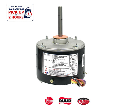 Rheem PROTECH 51-23053-11 Outdoor Condenser Motor - 1/3 HP 208-230V 1075 RPM