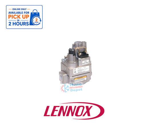 Lennox 60J92 / 65314900 OEM Propane Gas Valve – 3/4" NPT, 24V, Step-Opening Dual Valv