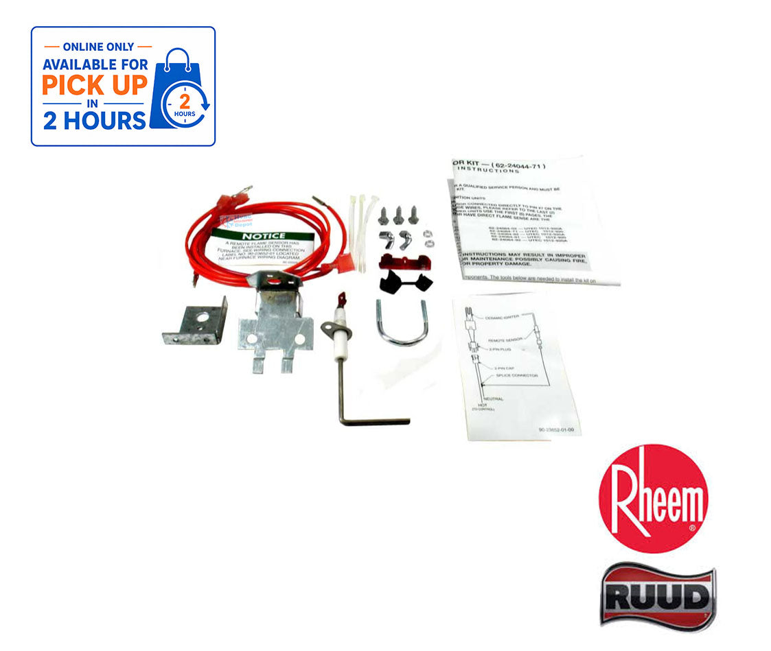 Rheem / Ruud PROTECH 62-24044-71 OEM Non-Integrated Flame Sense Retrofit Kit – Gas Furnace Ignition Control Conversion Kit
