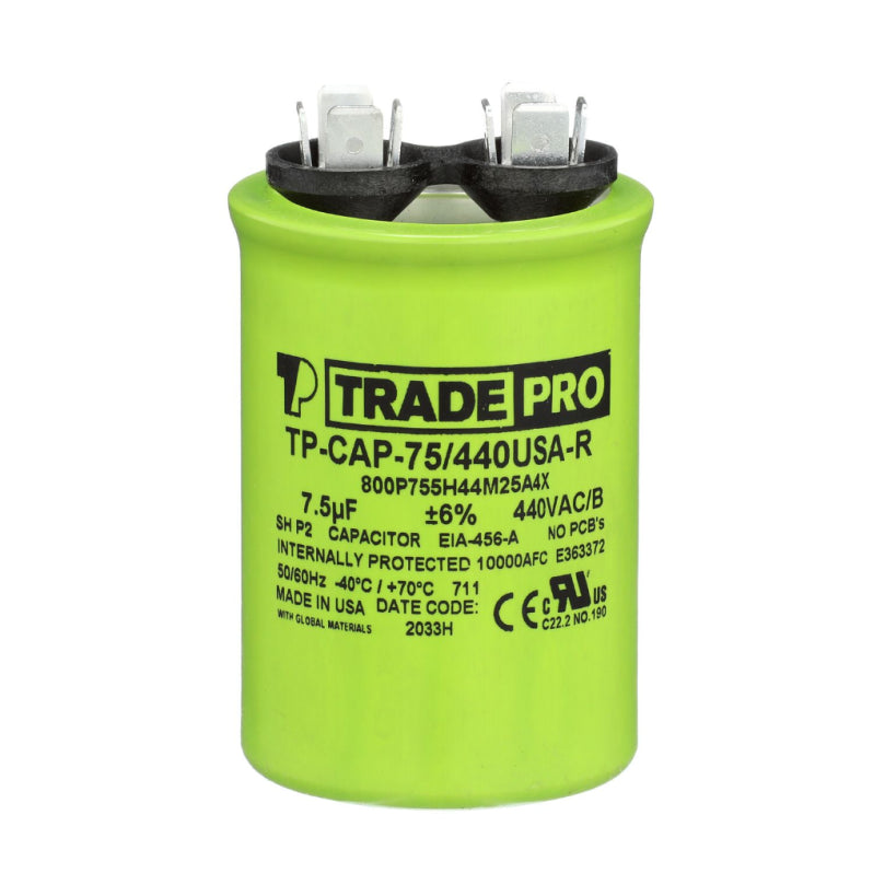 USA Capacitor, 7.5/440V- USA Made