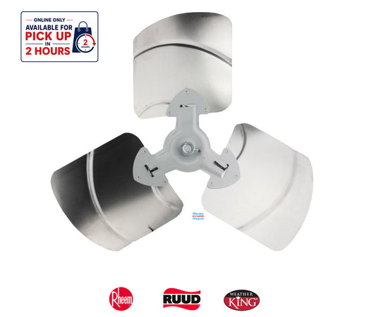 Rheem PROTECH™ 70-21858-17 Fan Blade With Integral Hub – 3 Blade CCW Inlet Side Genuine OEM Replacement