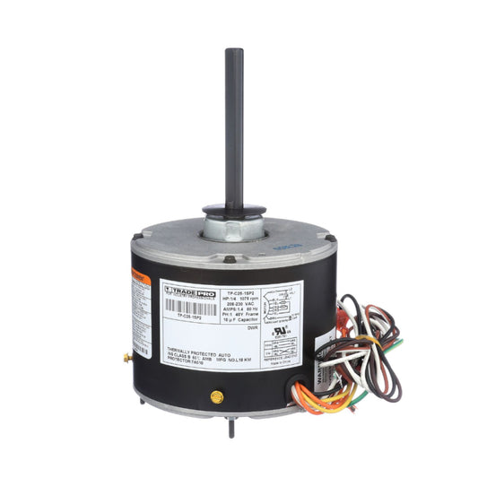 Condenser Motor - 1 Speed, 1075 RPM, 230 Volt, 1/4 Horsepower