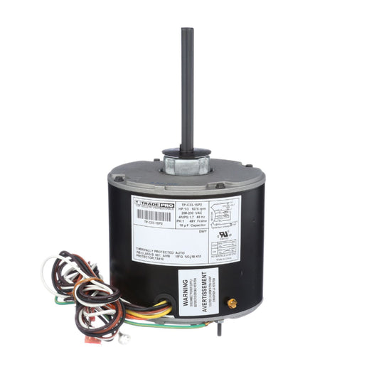 Condenser Motor - 1 Speed, 1075 RPM, 230 Volt, 1/3 Horsepower