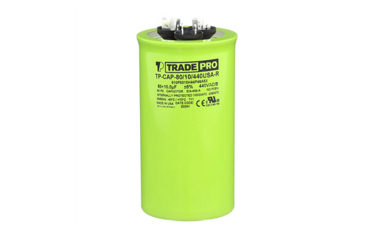 Round Capacitor, 80/10/440V- USA Made (Copy)
