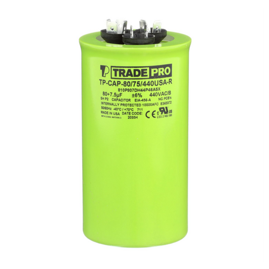 Round Capacitor, 80/7.5/440V